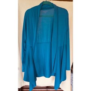 Coldwater Creek Blue Hanging Cardigan